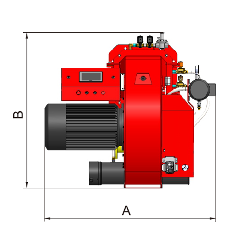 Габаритные размеры FACI RY-Z/QEF-5.4